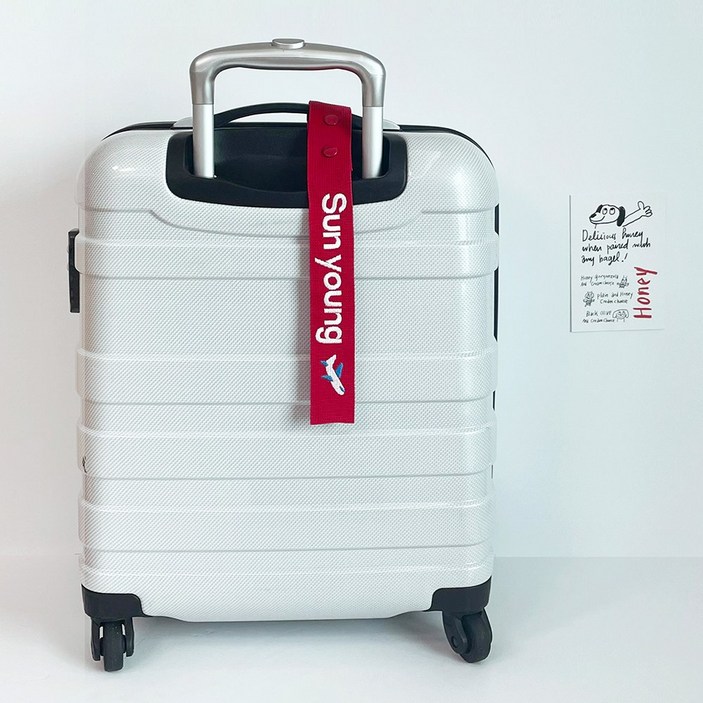 베이니크 캐리어네임택 러기지택 여행가방 이름표 골프네임택 자수네임택 제작