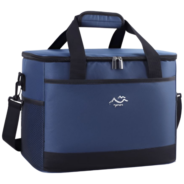 맘초이스 캠핑 피크닉 보온 보냉백 30L 대용량, 네이비, 1개