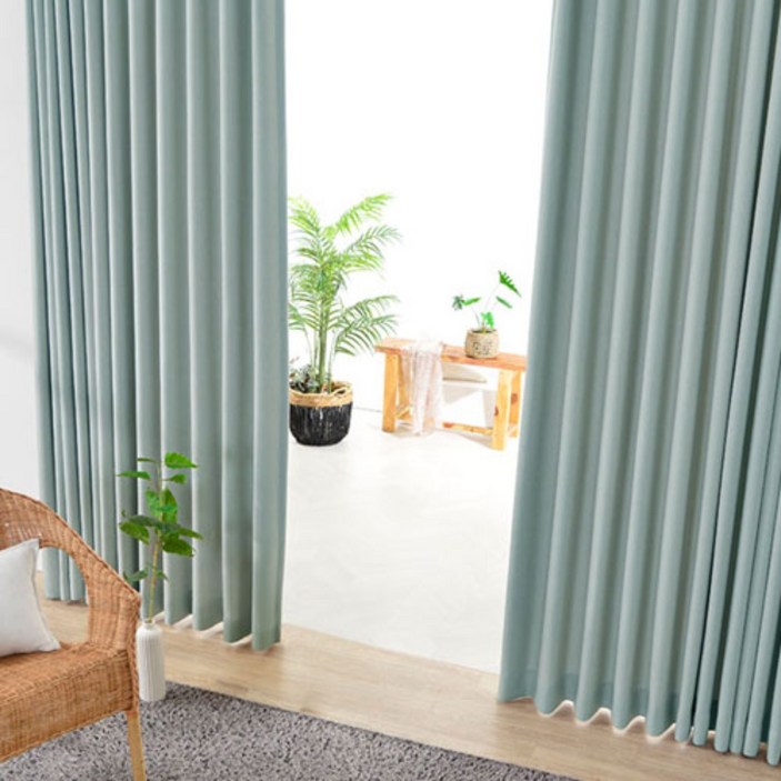 아로아 국내제작 미란다커튼 방수커튼 형상기억 방한 방풍 먼지없는 암막커튼 2장 자석끈증정 거실 안방 사계절 핀형 레일 커튼봉링 커텐