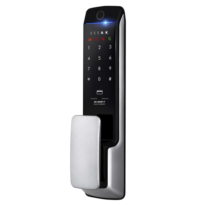 에버넷 SSSAK 무타공 롱 푸쉬풀 도어락, AK9000PF, 고객직접설치