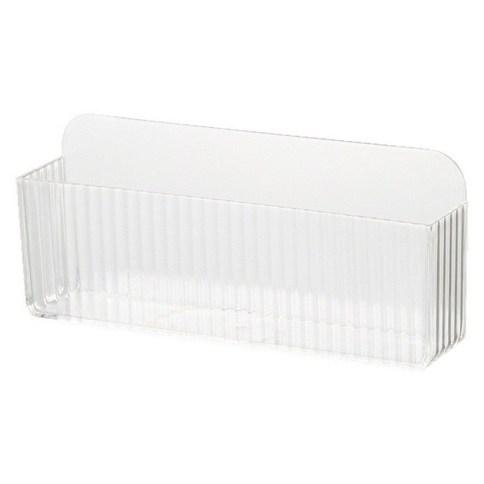 그리드업 한눈에 깔끔 부착식 정리 수납함 단일칸