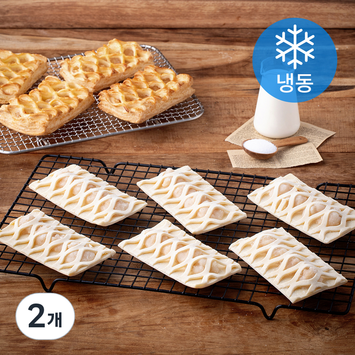 로켓프레시 삼양사 서브큐 애플파이 냉동, 75g, 2개, 10개입