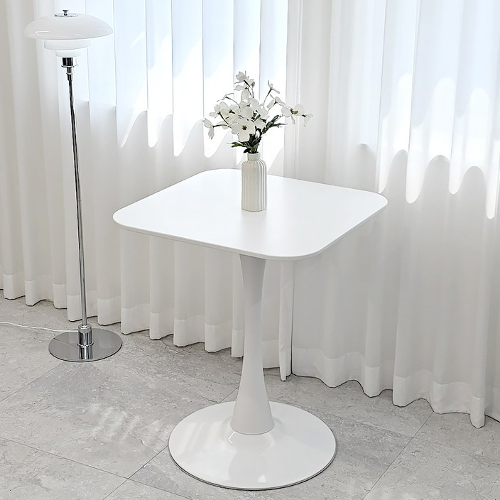 비에프컴퍼니 러블리 사각테이블 페인팅 도장 상판 두께 18mm