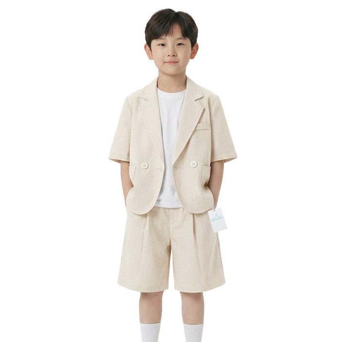 민트스쿨 투버튼 여름 정장 입학 졸업 반팔 반바지 상하의 남아