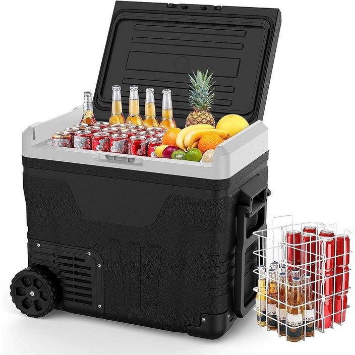 아둘라 50L 12V 자동차 냉장고 화이트