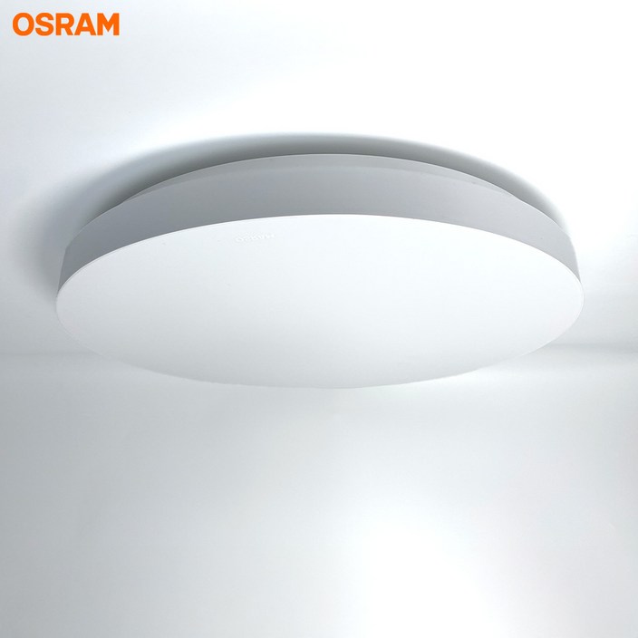 오스람 LED 조명 방등 원형 60w, 주광색 흰빛
