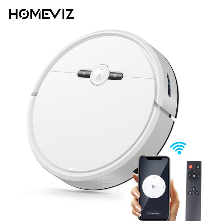 HOMEVIZ 스마트 로봇 물걸레 청소기 SD-1 로봇청소기+물탱크, SD-1