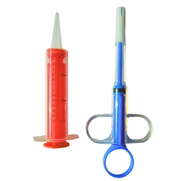 마이채채 간편한 고양이 강아지 애견 물약 알약 필건 약먹이기, 1세트, 1ml