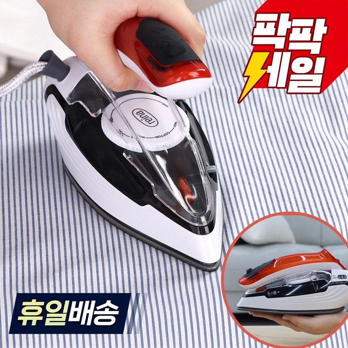 레이나 스팀다리미 RI-7031ST 접이식 여행용 휴대용 강력스팀 해외사용 프리볼트 건습식겸용 전용파우치, RI-7031ST