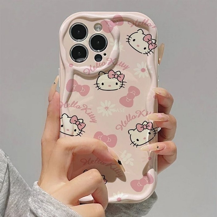 유샘무역 CY332 갤럭시 A76 A56 A36 A26 A17 A07 고양이 리본  패턴 젤리 케이스