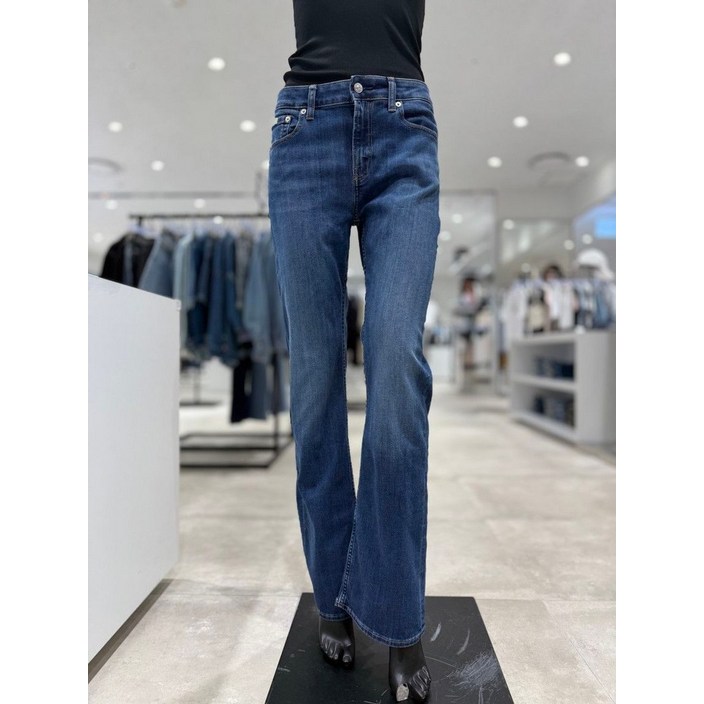 캘빈클라인 진 여성 릴렉시드 부츠컷 데님 팬츠47AB724UN2 IHX692 LXT468