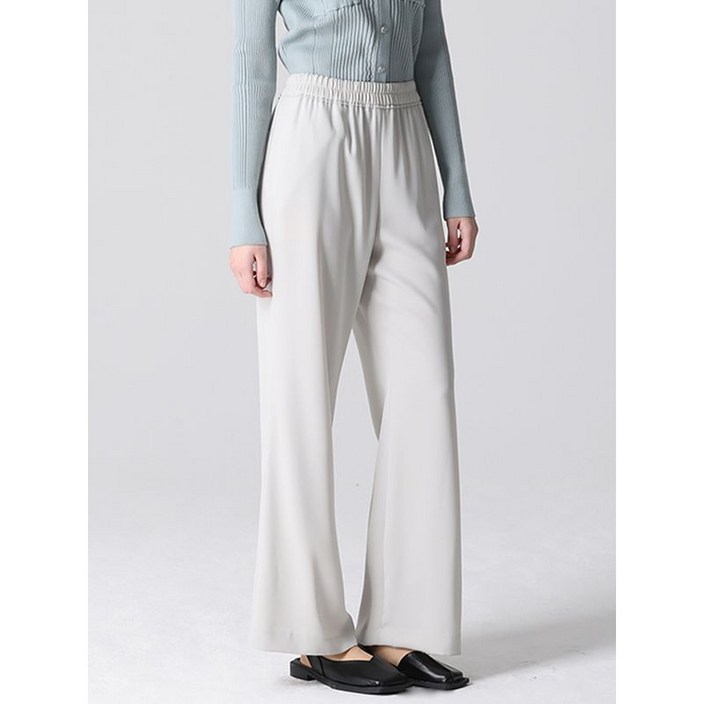 쉬즈미스 여유있는 밴딩 와이드 레그팬츠  택가격  168000원