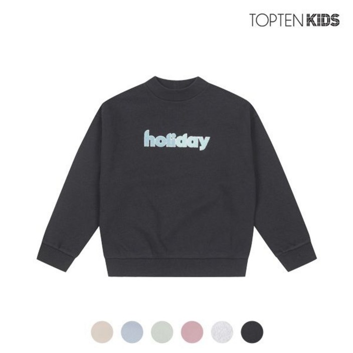 탑텐 여아 플리스 레터링 맨투맨MKC4TR2201 7257977