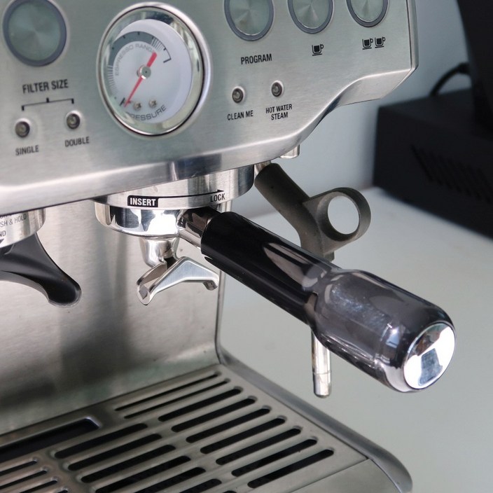 브레빌 870 54mm 스파웃 포터필터 밤비노 포타필터, 1개, 블랙