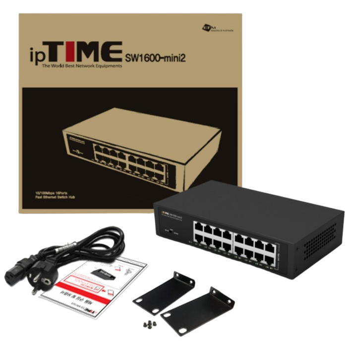 ipTIME 스위치허브, IP TIME SW1600-MINI2, 1개