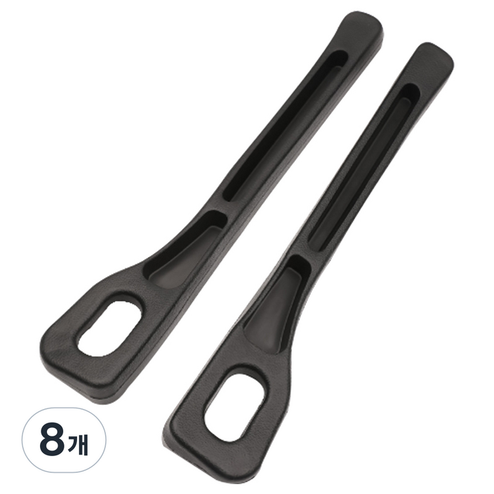 심플리프 자동차 시트 좌우세트 틈새 포켓, 블랙, 8개