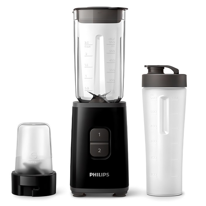 필립스 뉴 미니 블렌더  텀블러  Multi Chopper 세트 HR260390