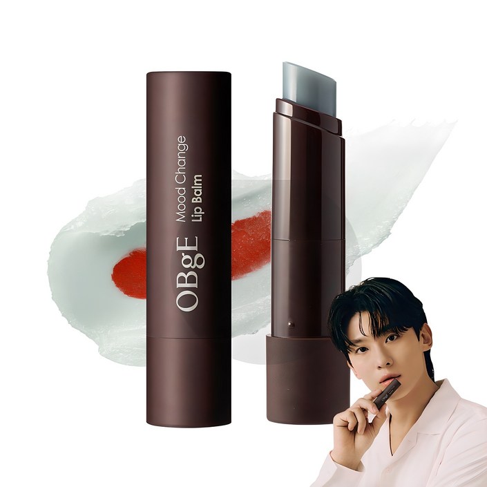 OBge 무드 체인지 립밤, 내추럴 레드블루베리, 1개