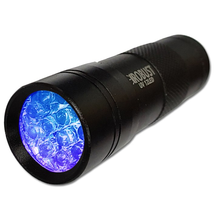 로버스트 블랙라이트 자외선램프 UV 12LED, 1개 20221230