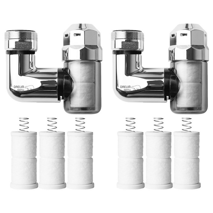 대림바스 세면대 회전형 필터탭 본품  리필 3p, 2세트