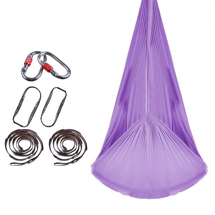 윤스랩스 가정용 스판 매듭 요가 해먹