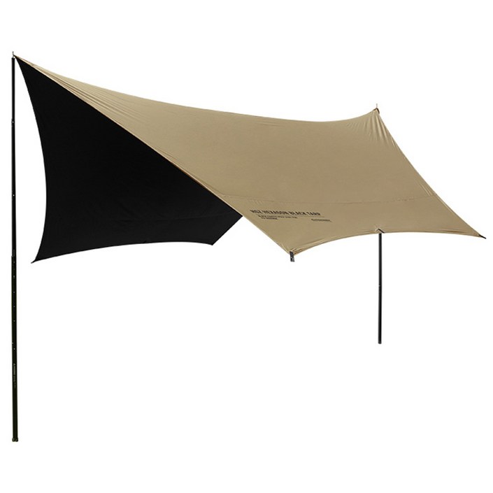 하이그라운즈 캠핑 이펙티프 블랙 코팅 타프