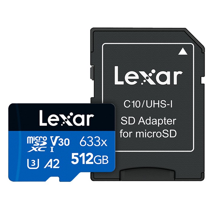렉사 메모리 카드 SD 마이크로 고프로 블랙박스 High-Performance microSDXC UHS-I 633배속 20240314