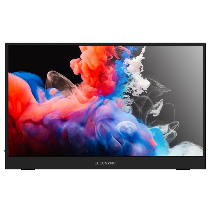 로리스토어 FHD 일렉싱크 듀얼 보조 서브 덱스 미러링 휴대용 모니터, 39.62cm, S15A-블랙