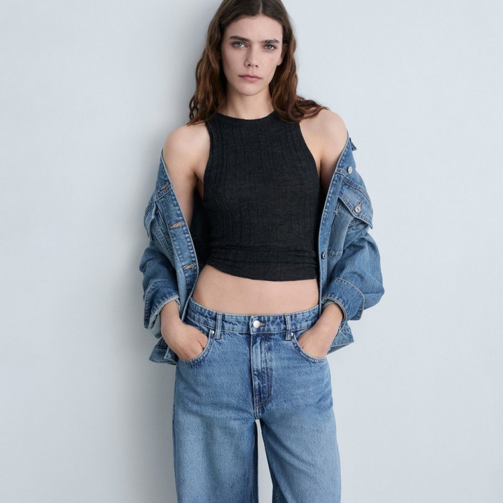 MANGO 여성용 CARLO 청바지 87023289