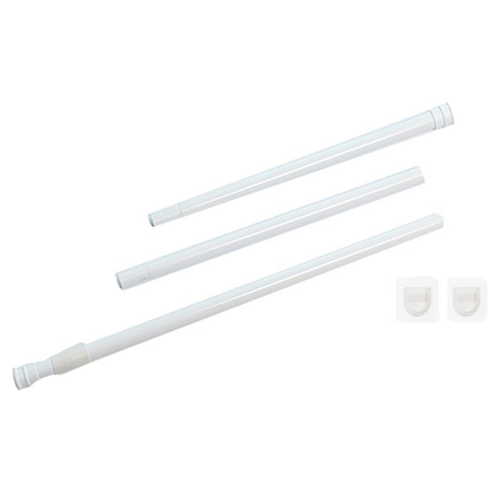 설치가 쉬운 무타공 샤워커튼봉, 1개