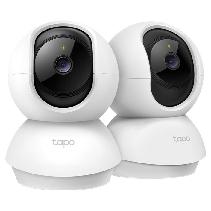 티피링크 200만화소 회전형 홈카메라 실내용, TC70, 2개