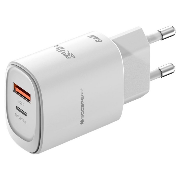 구스페리 2포트 GaN PPS PD 3.0 멀티 초고속 충전기 어댑터 25W