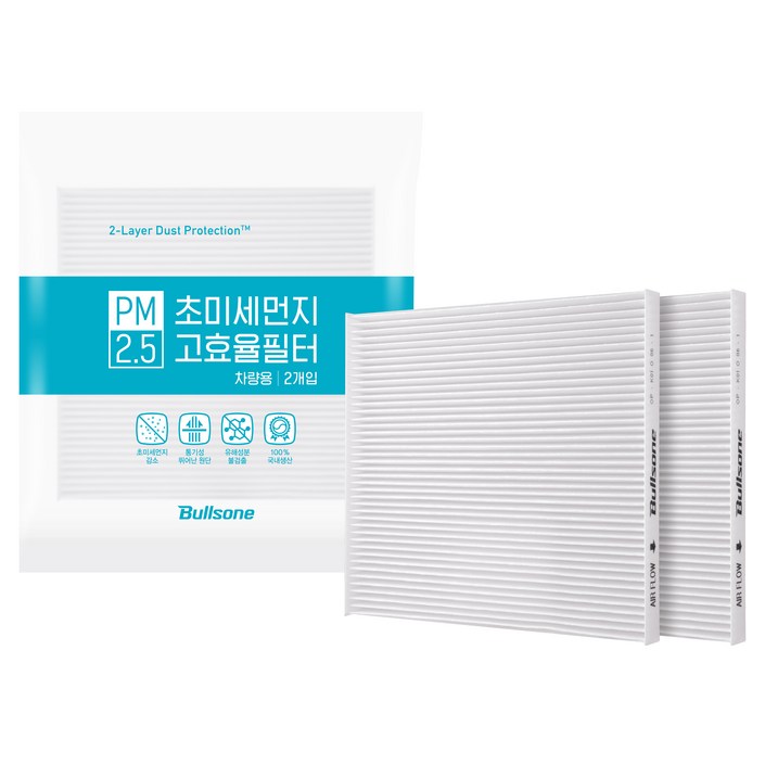불스원 고효율 에어컨 필터 4호 2p, 1개, 단일상품