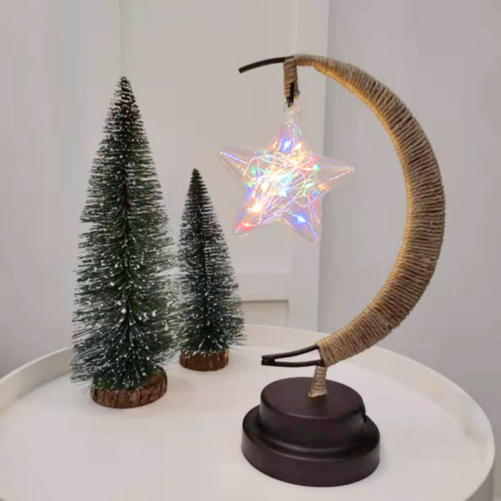 피쓰프리덤 초승달 앤 스타 무드등 건전지