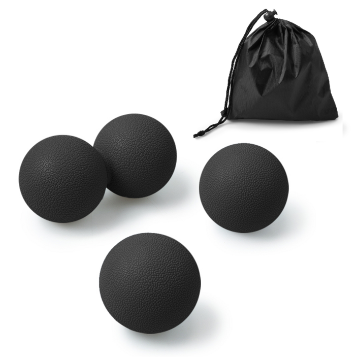 코멧 스포츠 TPE 마사지 볼 세트 땅콩볼 1개  싱글볼 2개