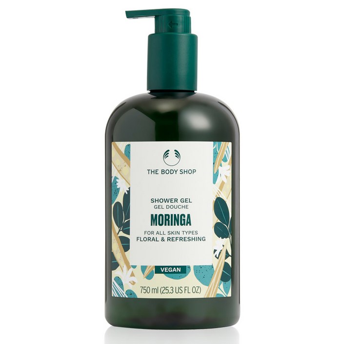 더바디샵 모링가 샤워젤 꽃향, 750ml, 1개 더바디샵 모링가 샤워젤 꽃향, 750ml, 1개