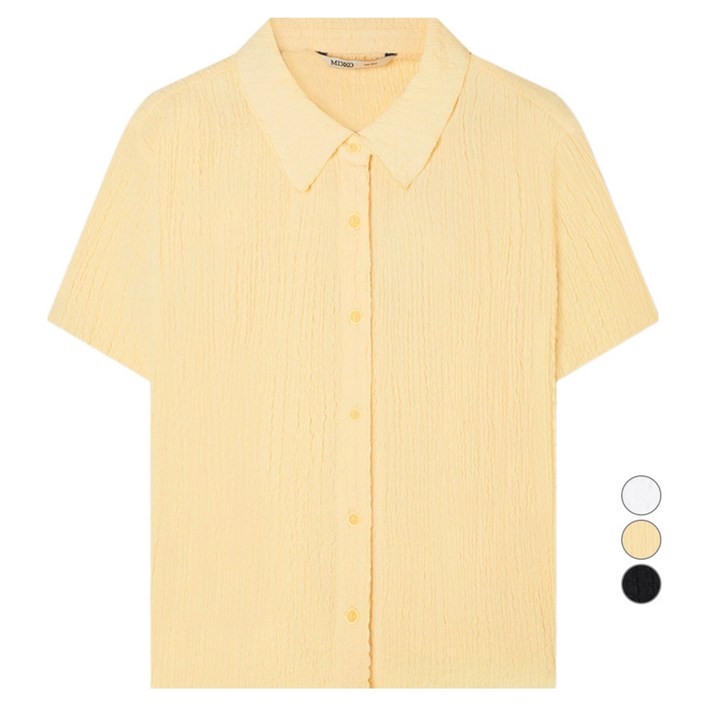 미쏘 여성용 에센셜 카라넥 티블라우스