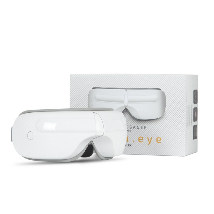 듀플렉스 쎄라아이 무선 온열 눈마사지기, DPEM50, WHITE