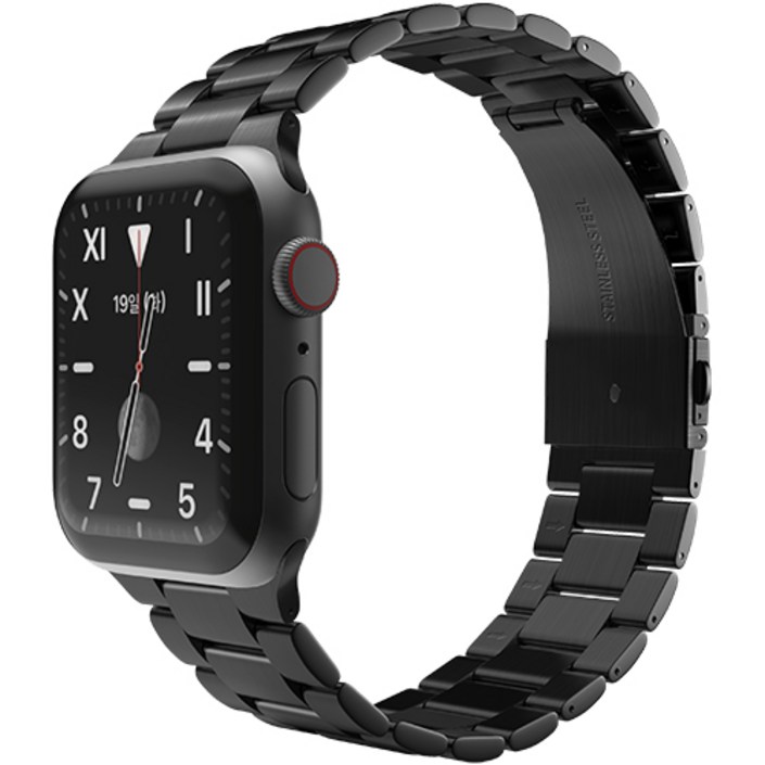 신지모루 3연 디자인 스테인리스 메탈 쥬빌레 스마트워치 밴드 스트랩