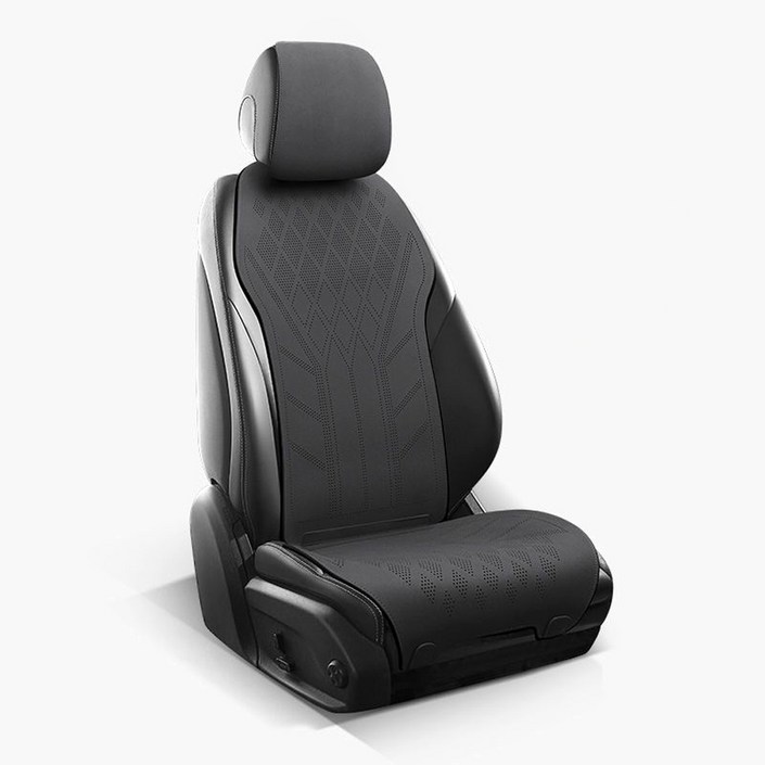 카템 엣지라인 스웨이드 시트커버 CT439, 모던블랙, 1개 카템 엣지라인 스웨이드 시트커버 CT439, 모던블랙, 1개