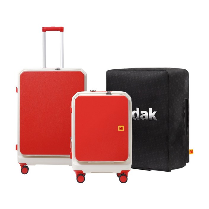 코닥캐리어 클래식 캐리어 3종 풀세트 레드