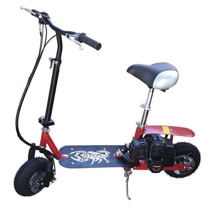 가솔린 엔진 킥보드 소형 오토바이 2륜 52cc 접이식 출퇴근 접의식