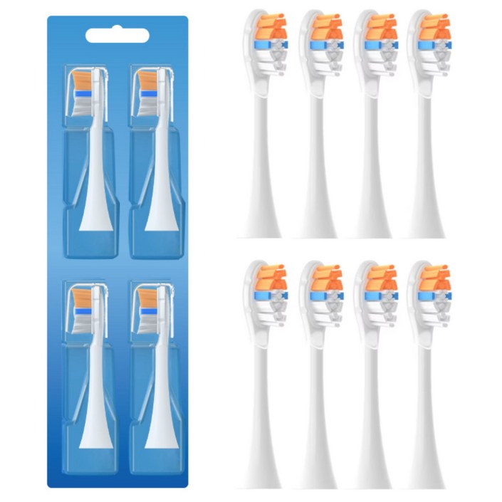 호환 큐클래스 전동칫솔모 고급형 호환모 프리미엄 올인원 A3, 2세트, 화이트, HX9092