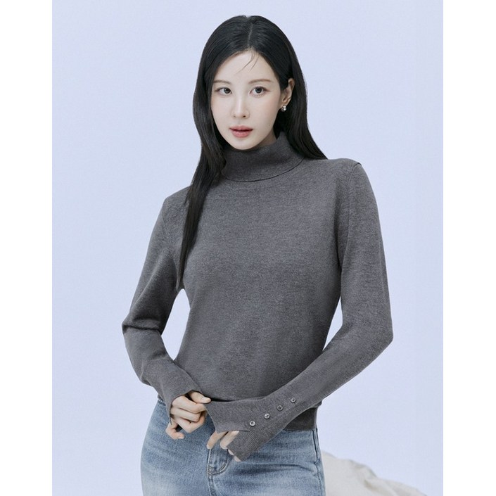 [4종세트] 24FW 소프트 터틀넥 니트 풀오버