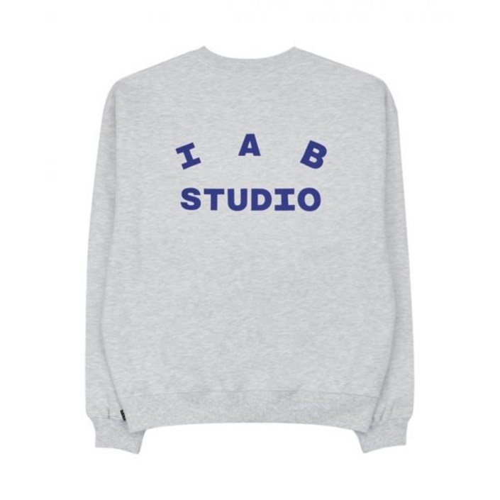 [정품 보증] IAB Studio Sweatshirt Light Gray - 23FW 아이앱 스튜디오 스웨트셔츠 라이트 그레이 - 23FW