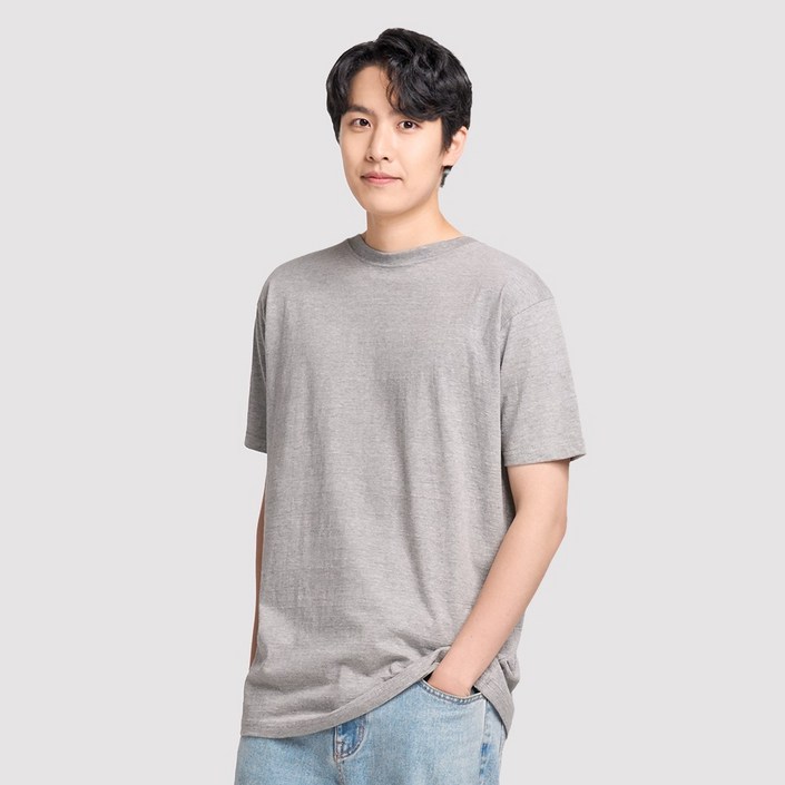 111 순면 100 남여공용 반팔 티셔츠