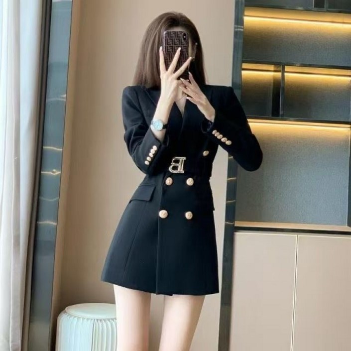 COSYEVNO  여성 더블 슬림 정장 원피스 봄가을 TZKxzwt-5