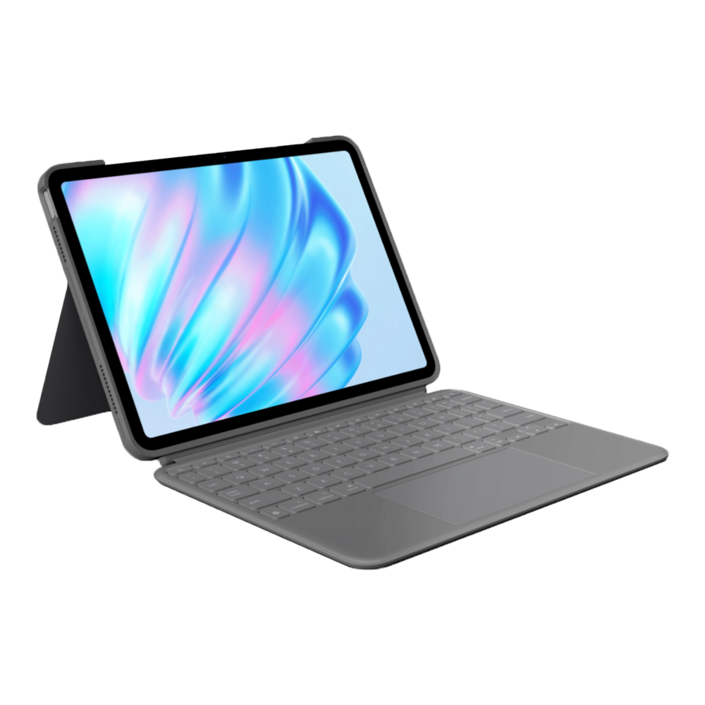 로지텍 콤보터치 iPad Pro 11인치M4 키보드 케이스  영문자판, 그래파이트, 1개, YU0084M4