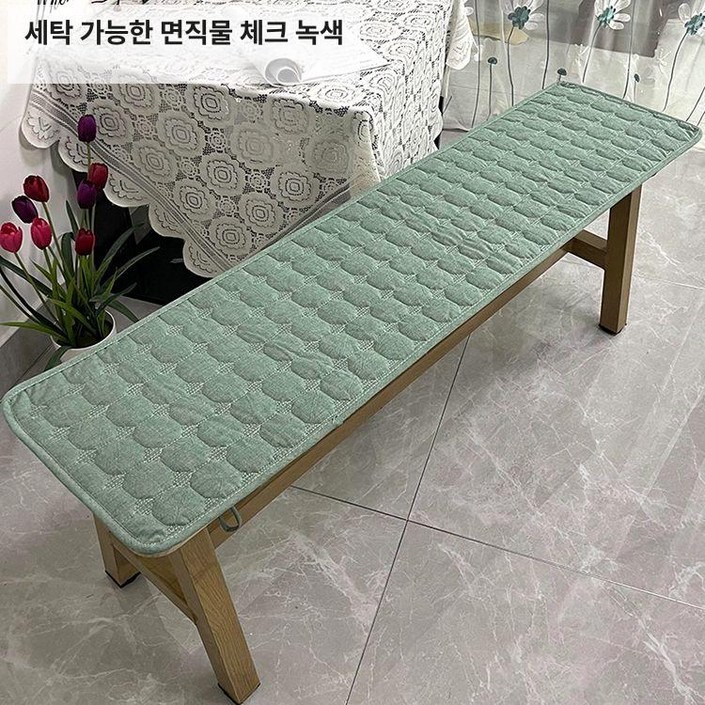 긴의자방석 벤치 식탁의자 롱패드 논슬립 속커버추가 카페