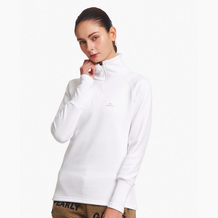 자카르타 윈터목폴라 반집업 보아털 남녀공용 겨울 티셔츠